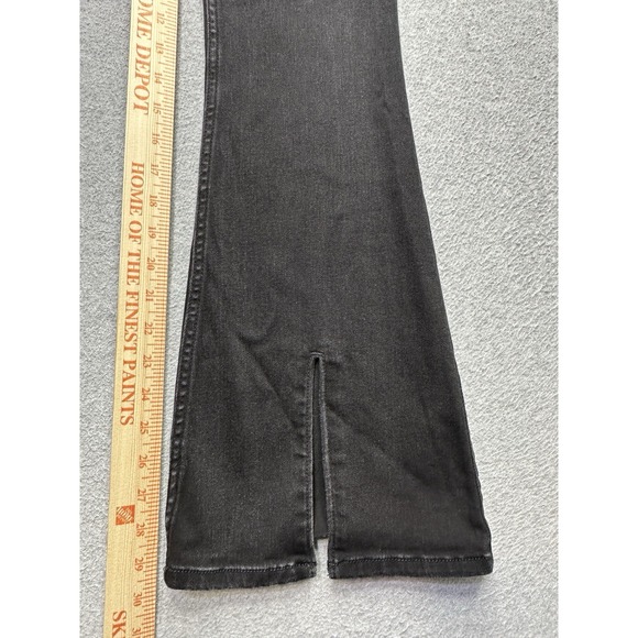Hollister Jeans Womens 5R Black Denim Flare Stretch Y2K Style Normcore Ladies - Picture 11 of 12